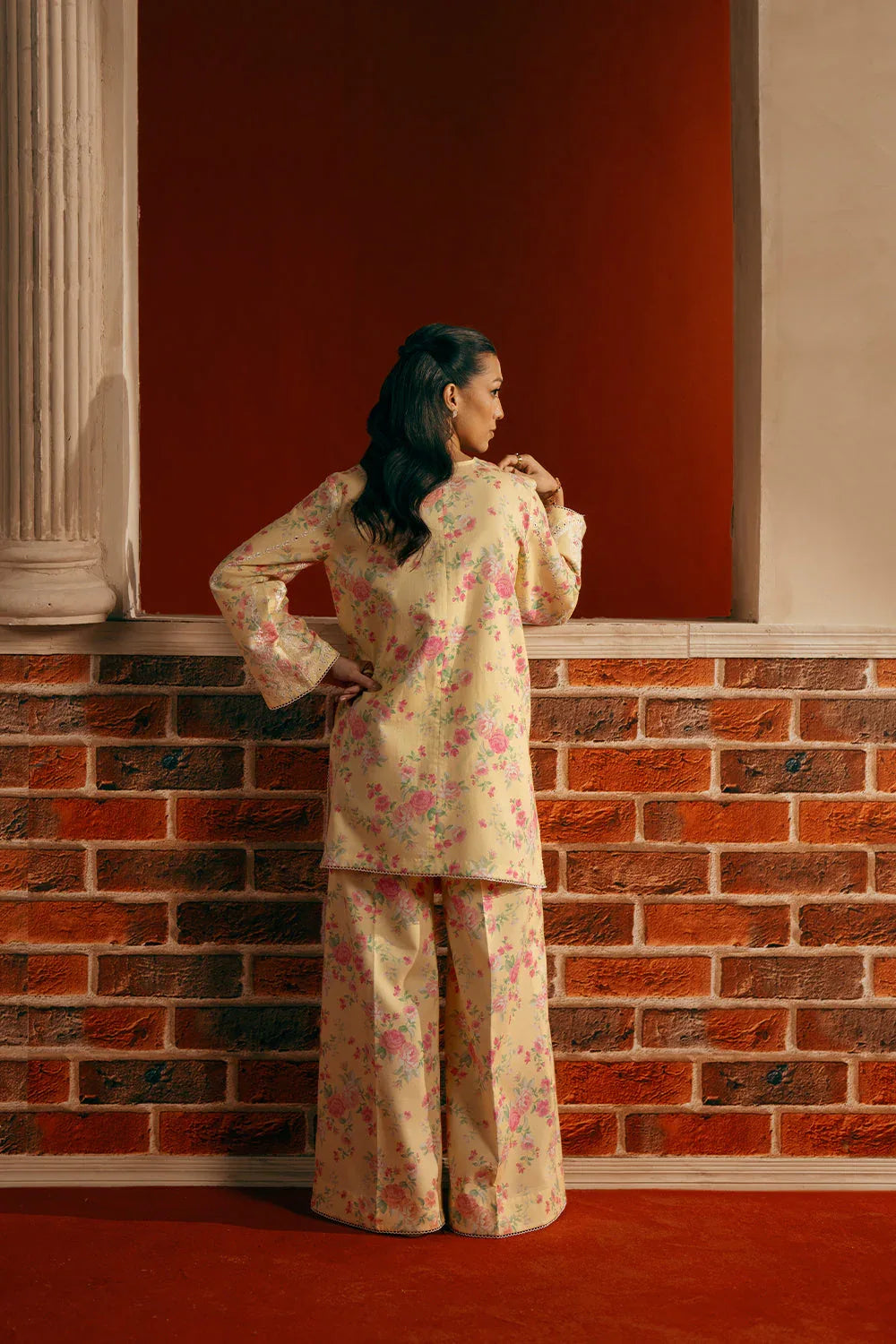 Saira Rizwan | Joolie Co ords | YELLOW-JBP25-01 - Aqsa Fabrics