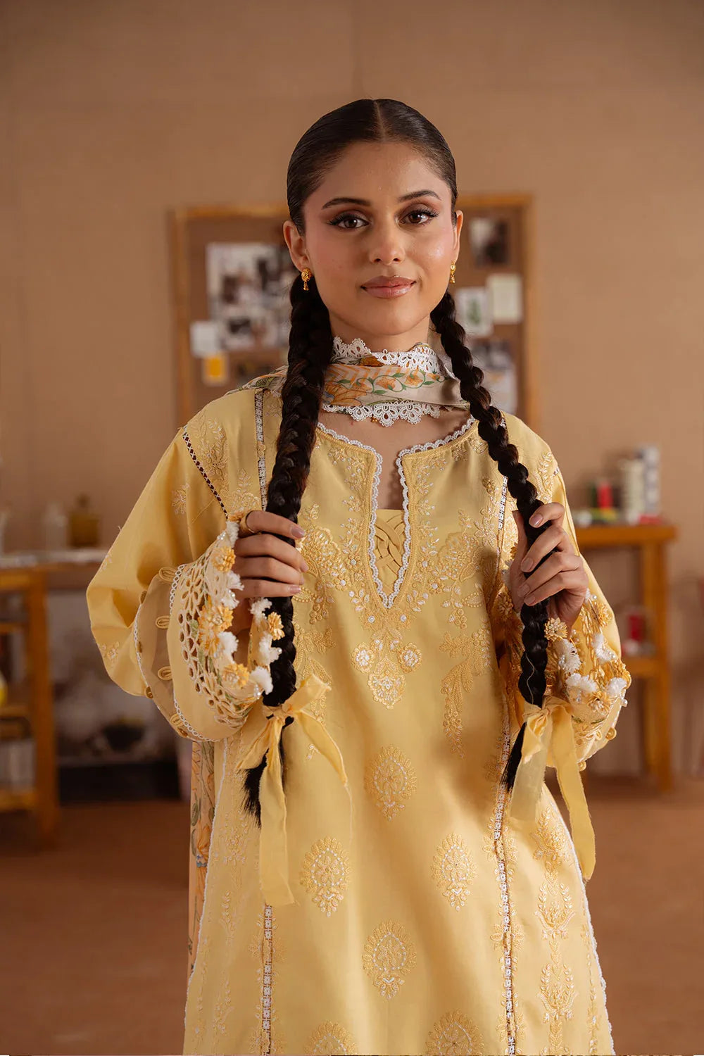 Saira Rizwan | Laanem Summer Lawn 25 | LEYLA-A-SRL25-04 - Aqsa Fabrics