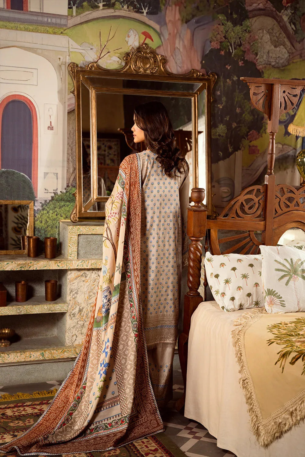 Saira Rizwan | Dahini Silk Pret | MERCINA - SRLP06-25 - Aqsa Fabrics
