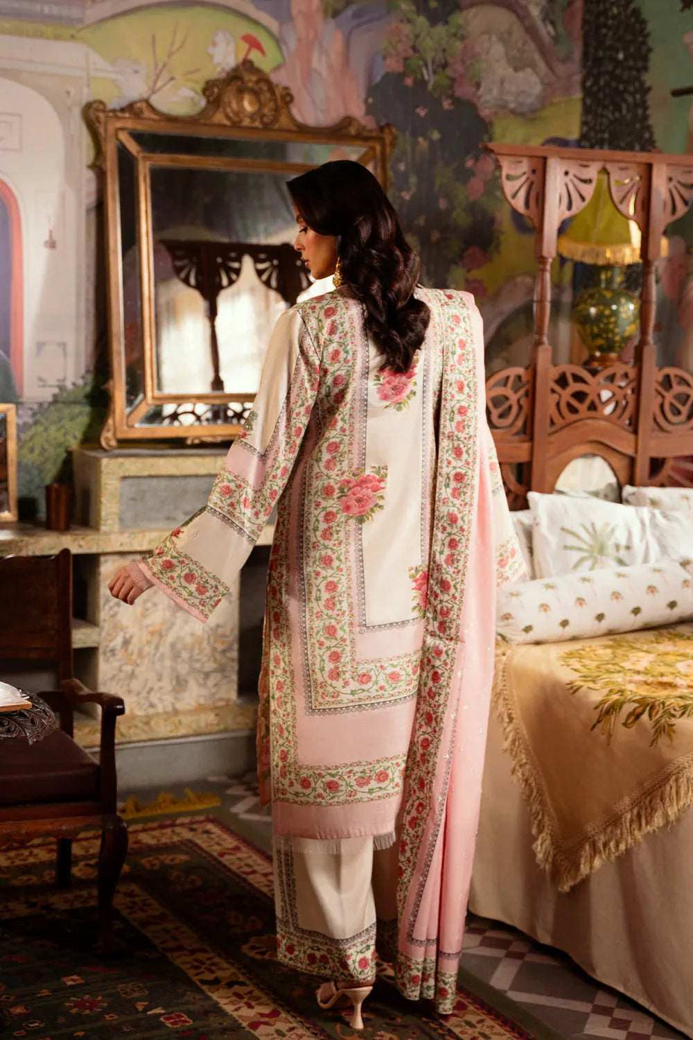 Saira Rizwan | Dahini Silk Pret | ADELIA -SRLP07-25 - Aqsa Fabrics