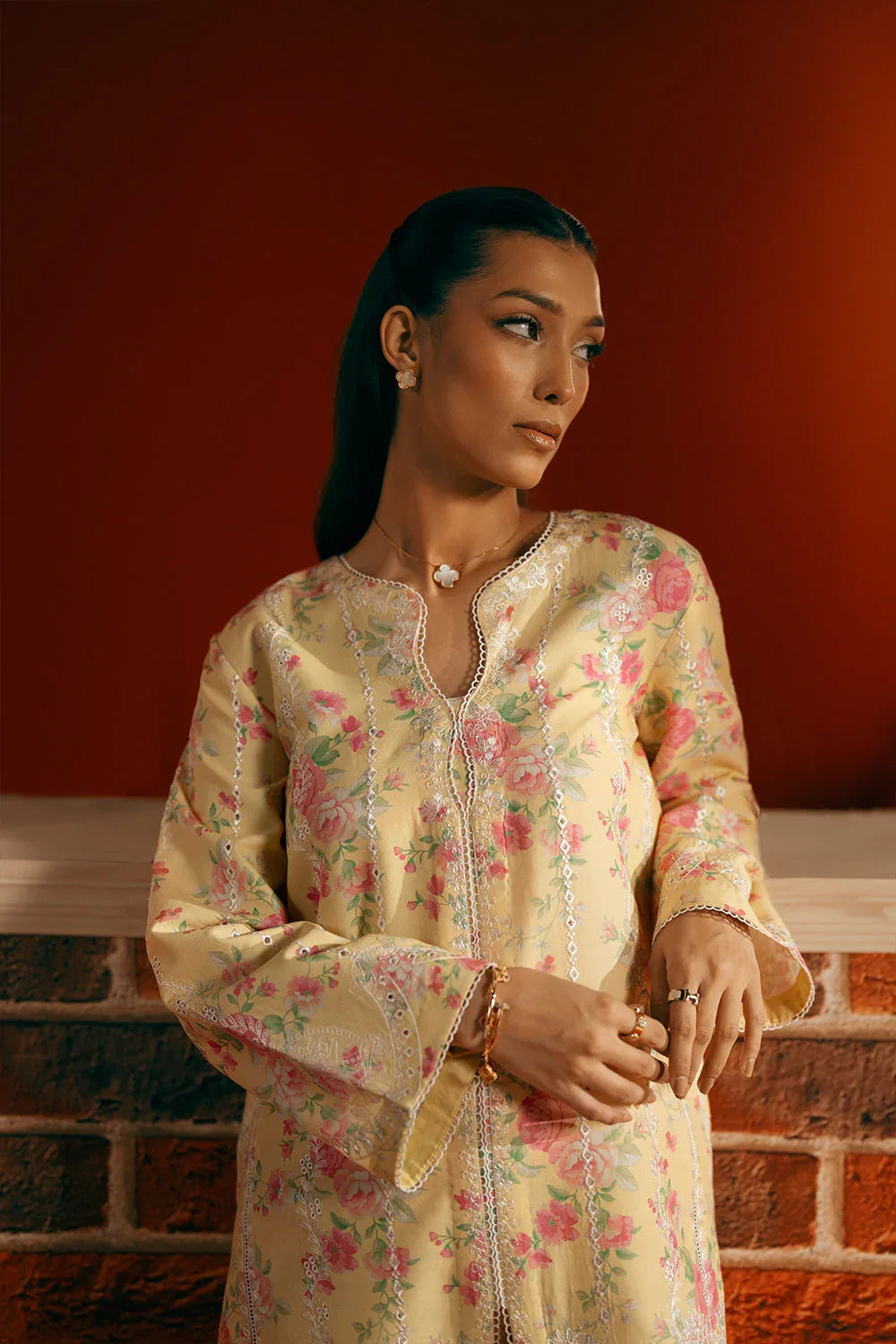 Saira Rizwan | Joolie Co ords | YELLOW-JBP25-01 - Aqsa Fabrics