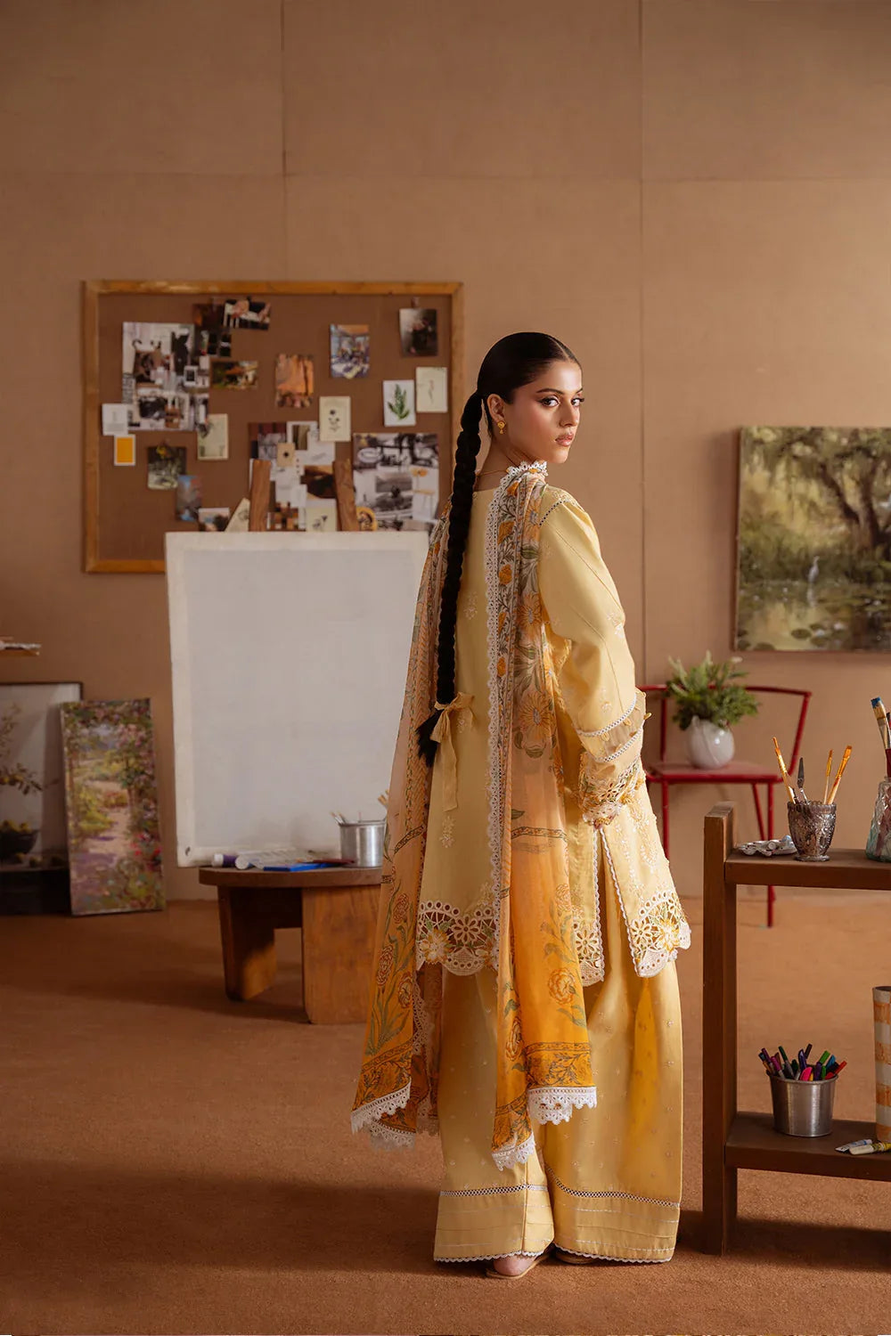 Saira Rizwan | Laanem Summer Lawn 25 | LEYLA-A-SRL25-04 - Aqsa Fabrics