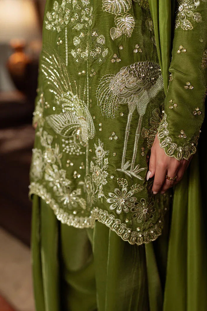 Saira Rizwan | Velvet Pret 25 | KAHWA-SRVP25-08 - Aqsa Fabrics