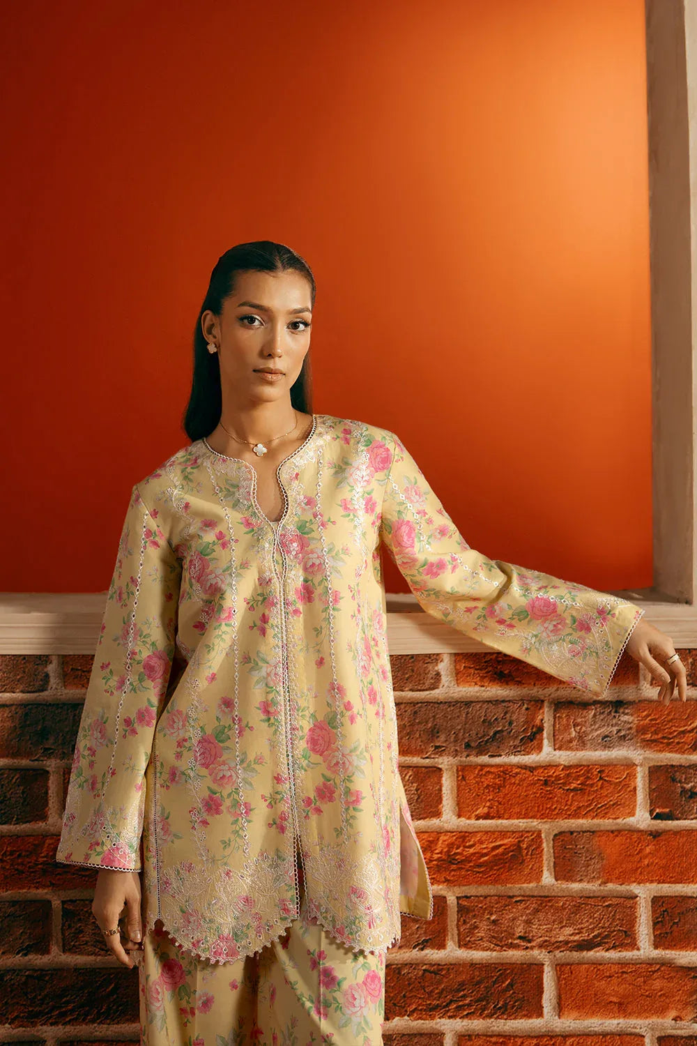 Saira Rizwan | Joolie Co ords | YELLOW-JBP25-01 - Aqsa Fabrics