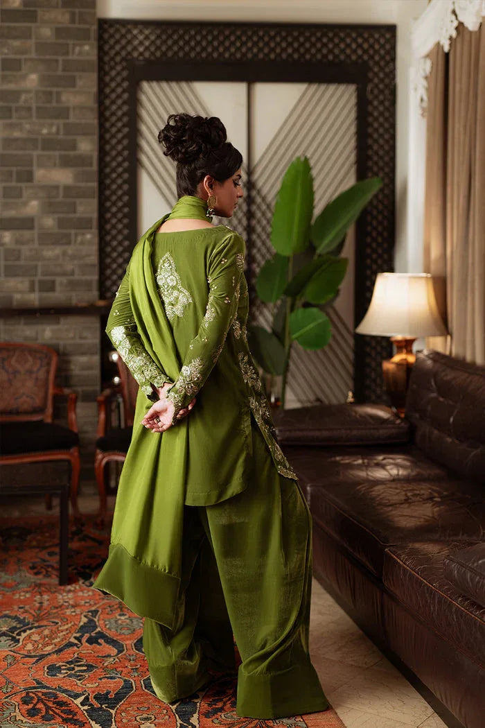 Saira Rizwan | Velvet Pret 25 | KAHWA-SRVP25-08 - Aqsa Fabrics