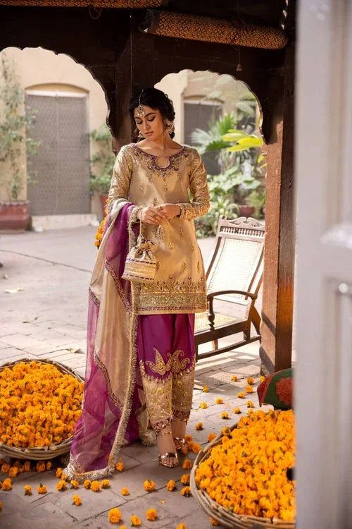 Maya | Wedding Formal Humnawa | ZAMANI - Aqsa Fabrics
