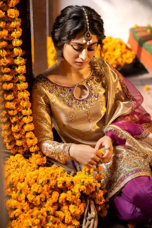 Maya | Wedding Formal Humnawa | ZAMANI - Aqsa Fabrics