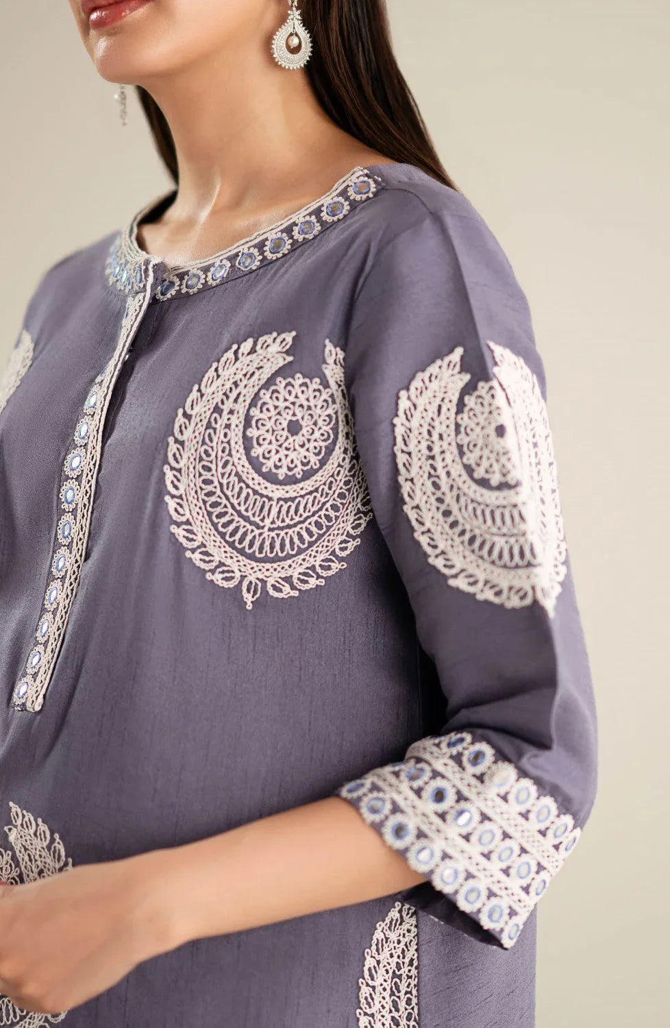 Maryum N Maria | Lagom Ready to Wear | ORCHID - MS-24218 - Aqsa Fabrics