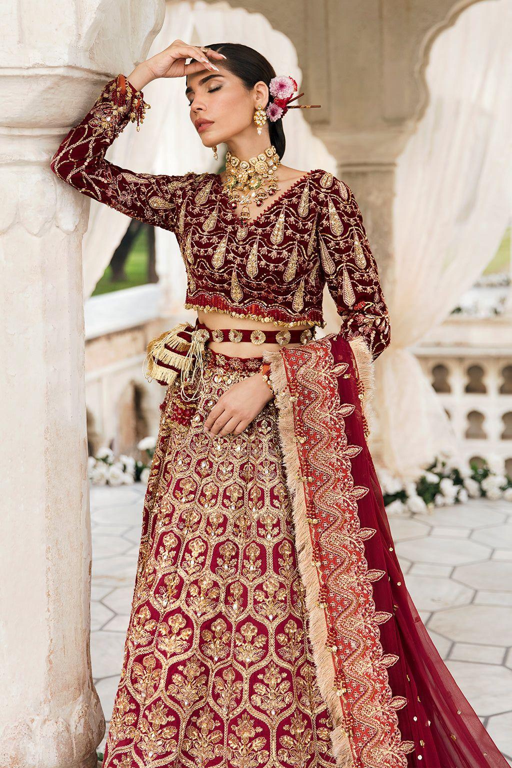 AFROZEH BRIDAL - HAYAL - Aqsa Fabrics
