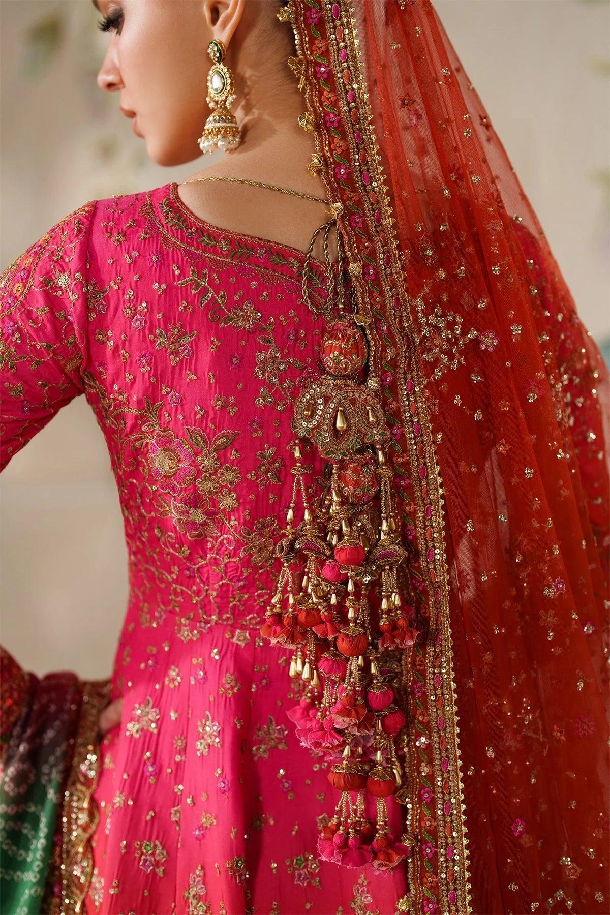 Maria B 3 Piece Stitched Embroidered Chiffon Suit