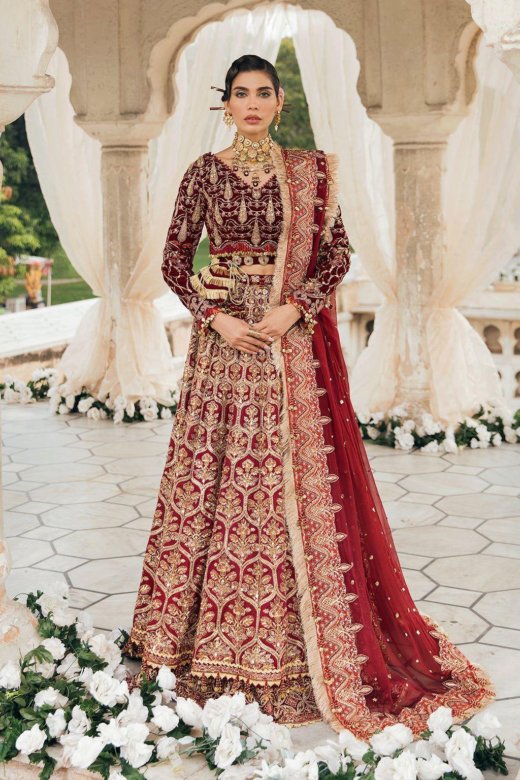AFROZEH BRIDAL - HAYAL - Aqsa Fabrics