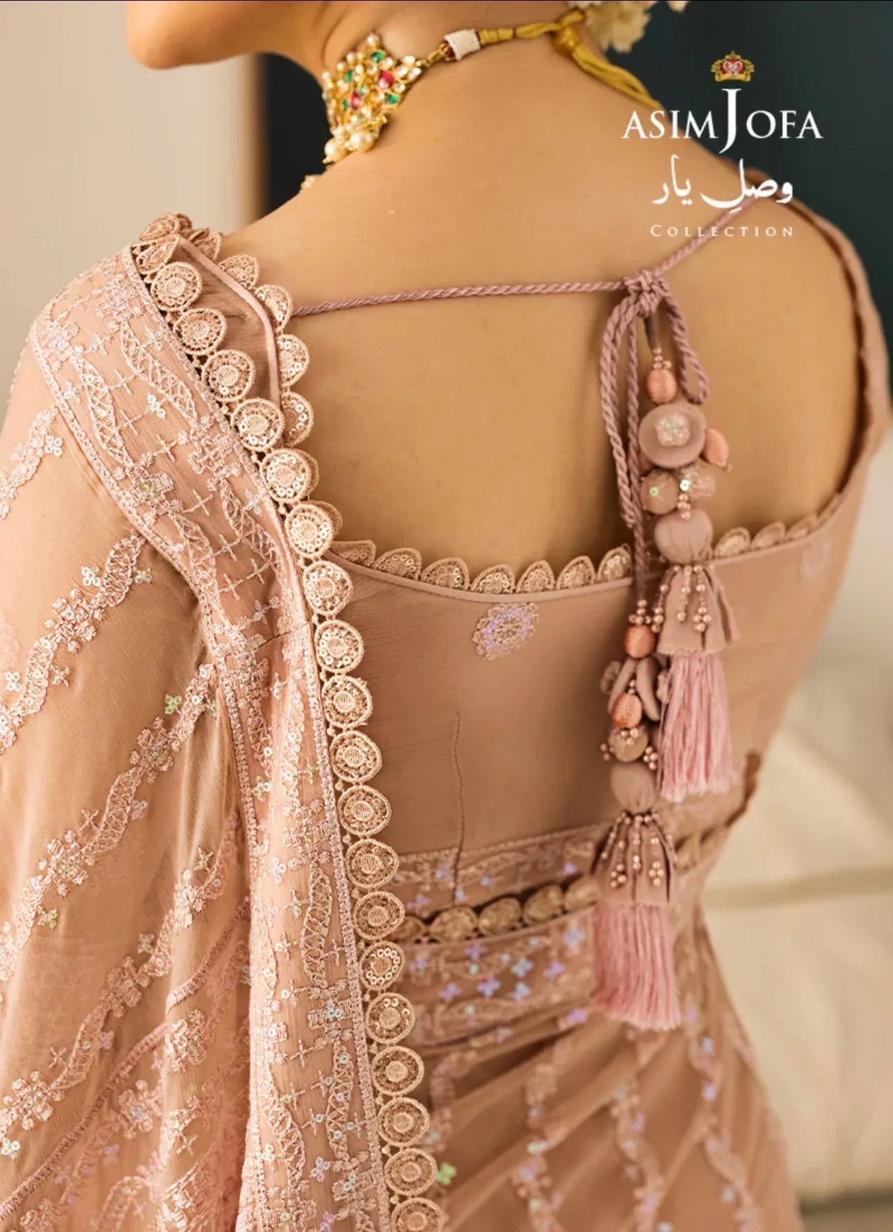 ASIM JOFA- SAREE - AJVY-09 - Aqsa Fabrics