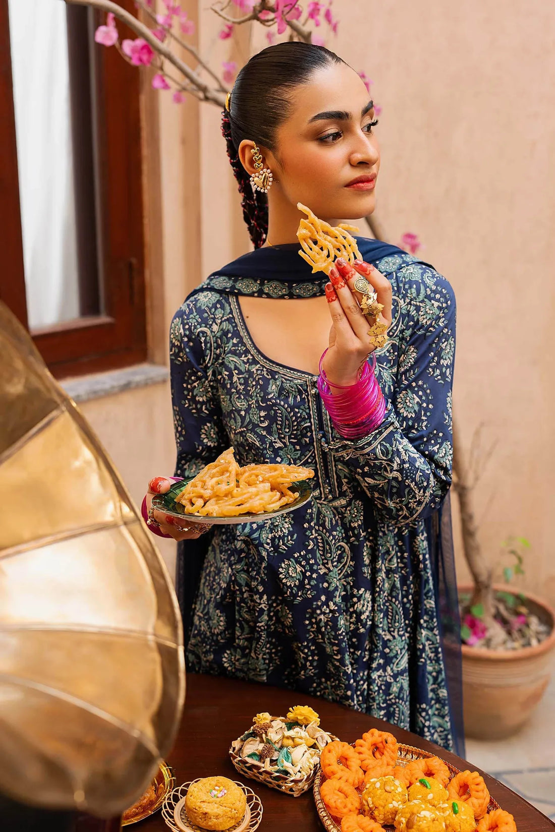 Maria B 3 Piece Block Printed Lawn Suit