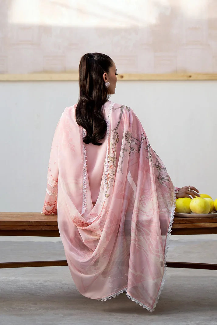 Saad Shaikh | Luxe Eid Lawn 24 | Pink Oasis