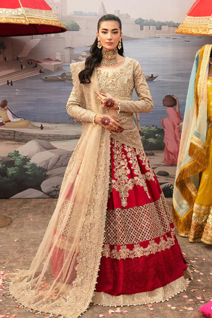 Imrozia Premium | Kayseria Bridals 24 | SB-19 Amber - Aqsa Fabrics