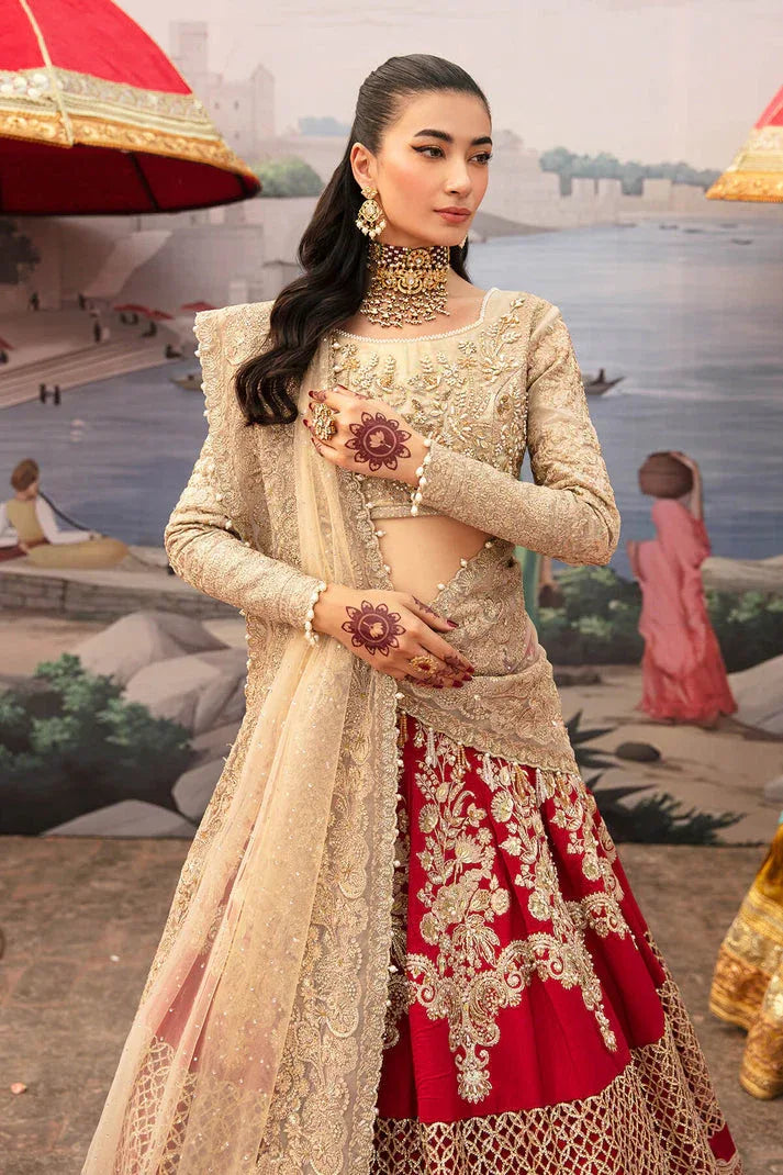 Imrozia Premium | Kayseria Bridals 24 | SB-19 Amber - Aqsa Fabrics