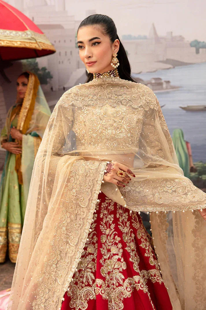 Imrozia Premium | Kayseria Bridals 24 | SB-19 Amber - Aqsa Fabrics