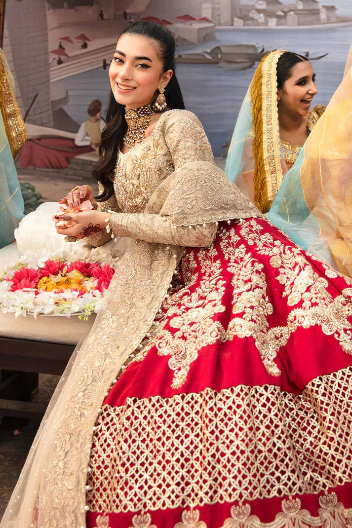 Imrozia Premium | Kayseria Bridals 24 | SB-19 Amber - Aqsa Fabrics