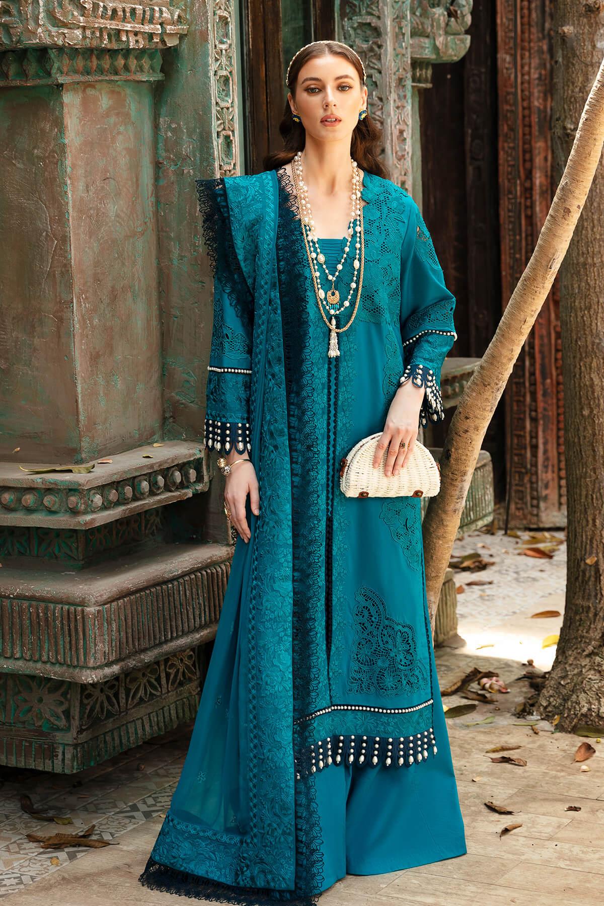 Imrozia Premium | Reve Luxury Lawn | S.L 55 Camila - Aqsa Fabrics