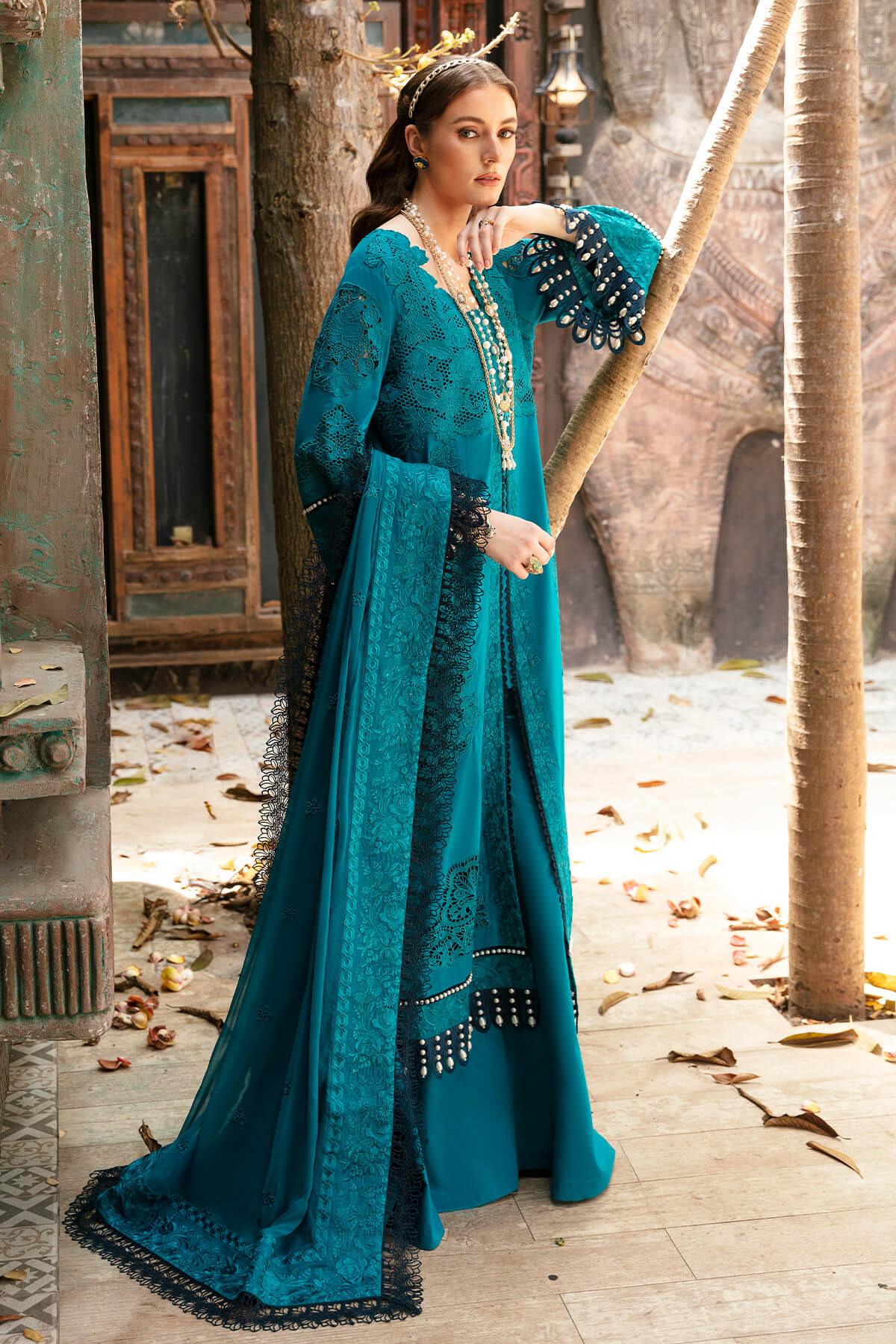 Imrozia Premium | Reve Luxury Lawn | S.L 55 Camila - Aqsa Fabrics