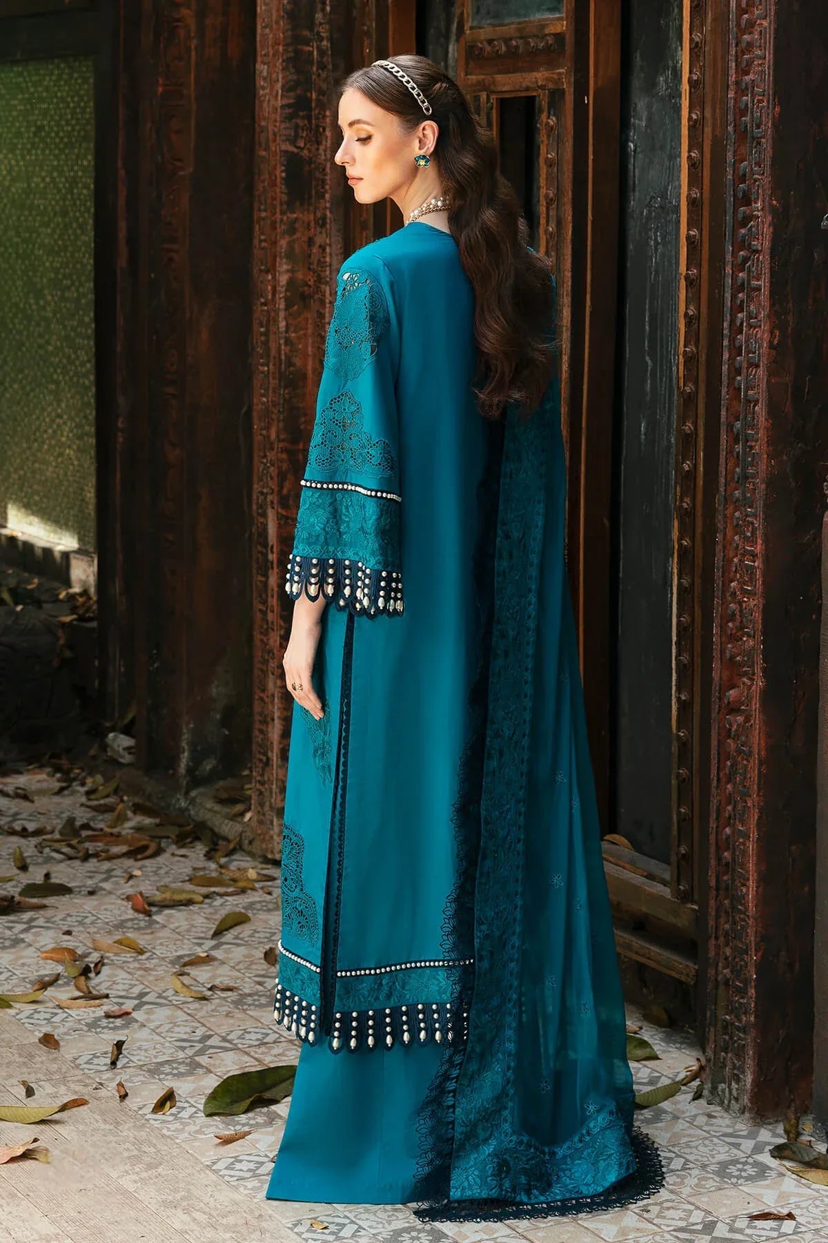 Imrozia Premium | Reve Luxury Lawn | S.L 55 Camila - Aqsa Fabrics