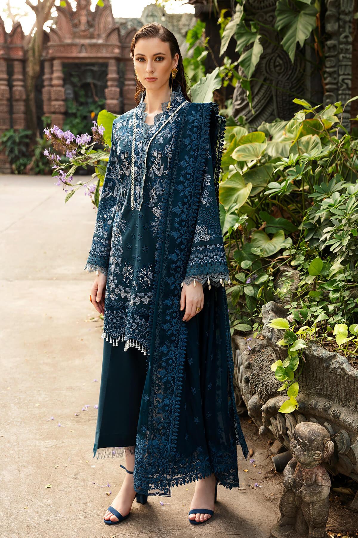 Imrozia Premium | Reve Luxury Lawn | S.L 58 Desiree - Aqsa Fabrics