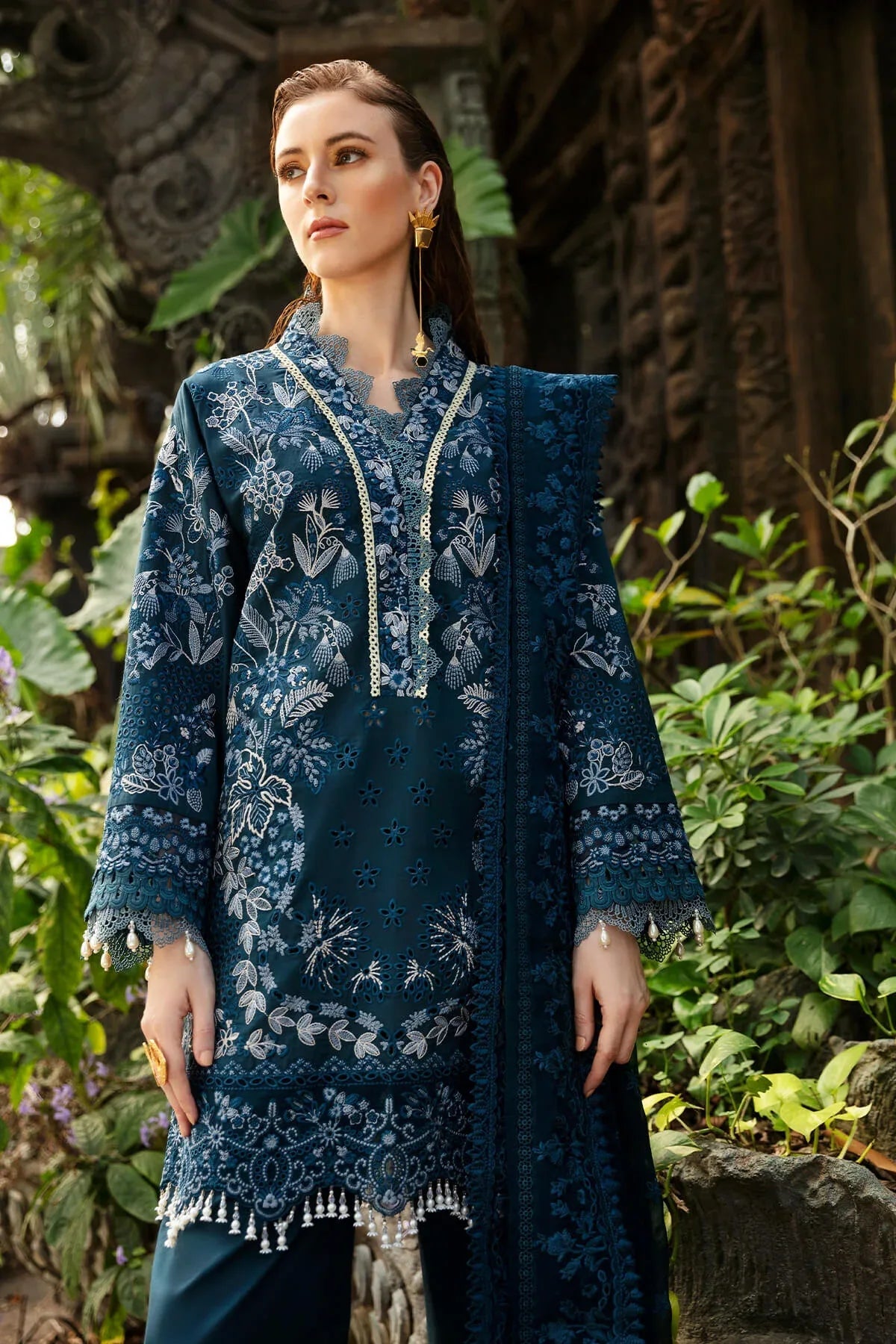 Imrozia Premium | Reve Luxury Lawn | S.L 58 Desiree - Aqsa Fabrics