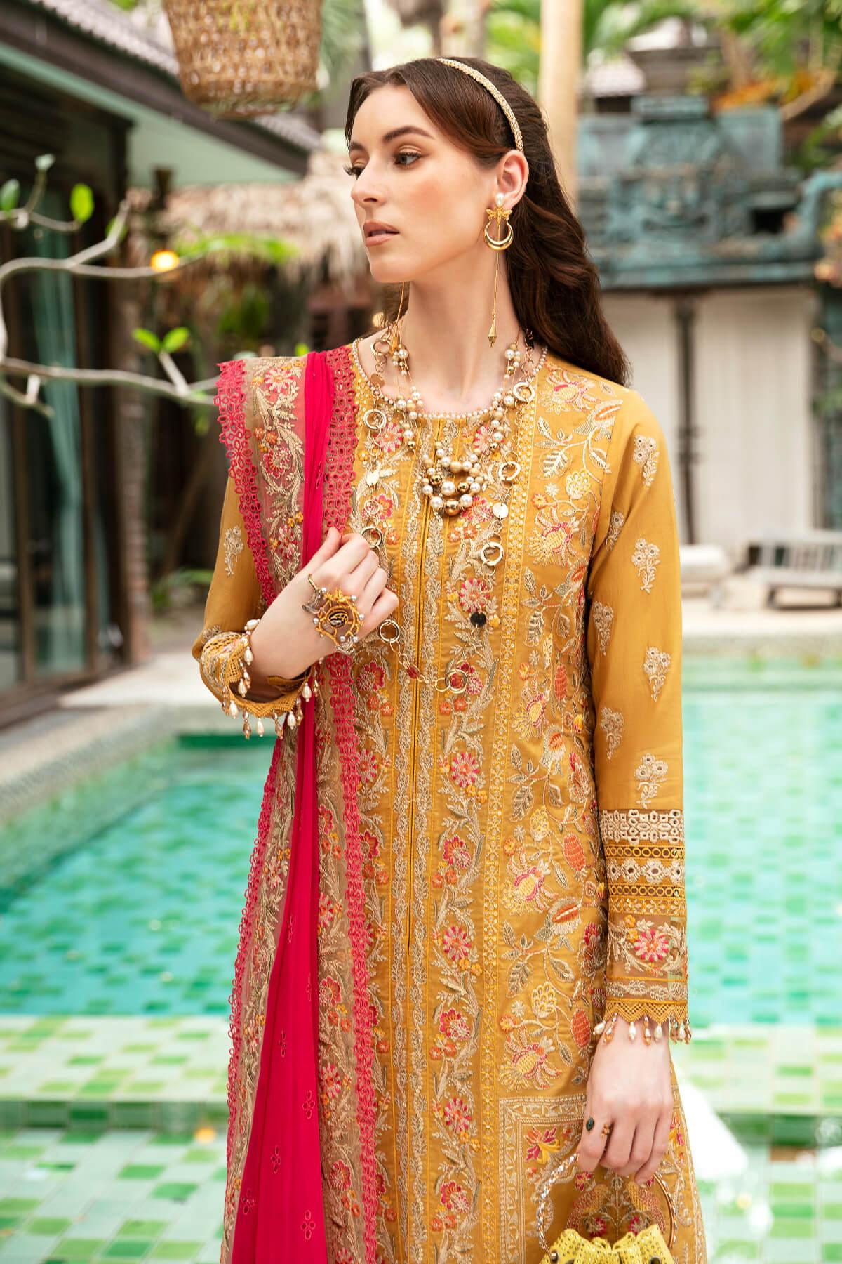 Imrozia Premium | Reve Luxury Lawn | S.L 53 Elea - Aqsa Fabrics