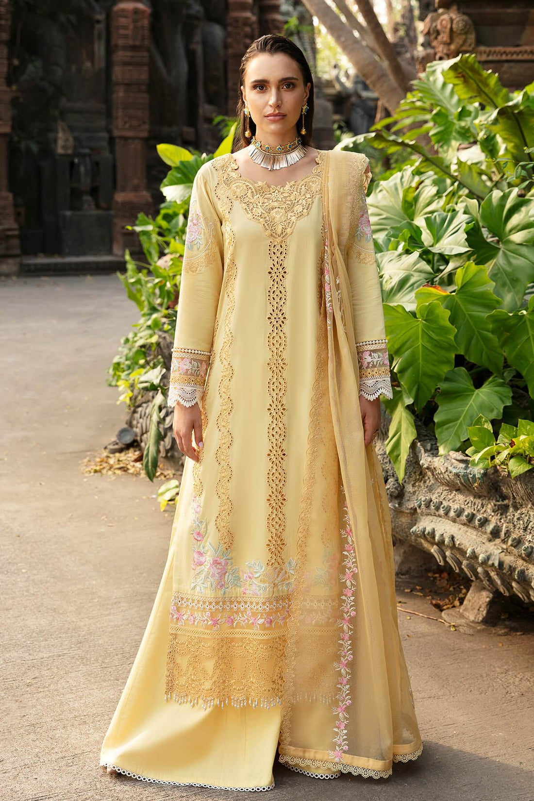 Imrozia Premium | Reve Luxury Lawn | S.L 59 Solene - Aqsa Fabrics