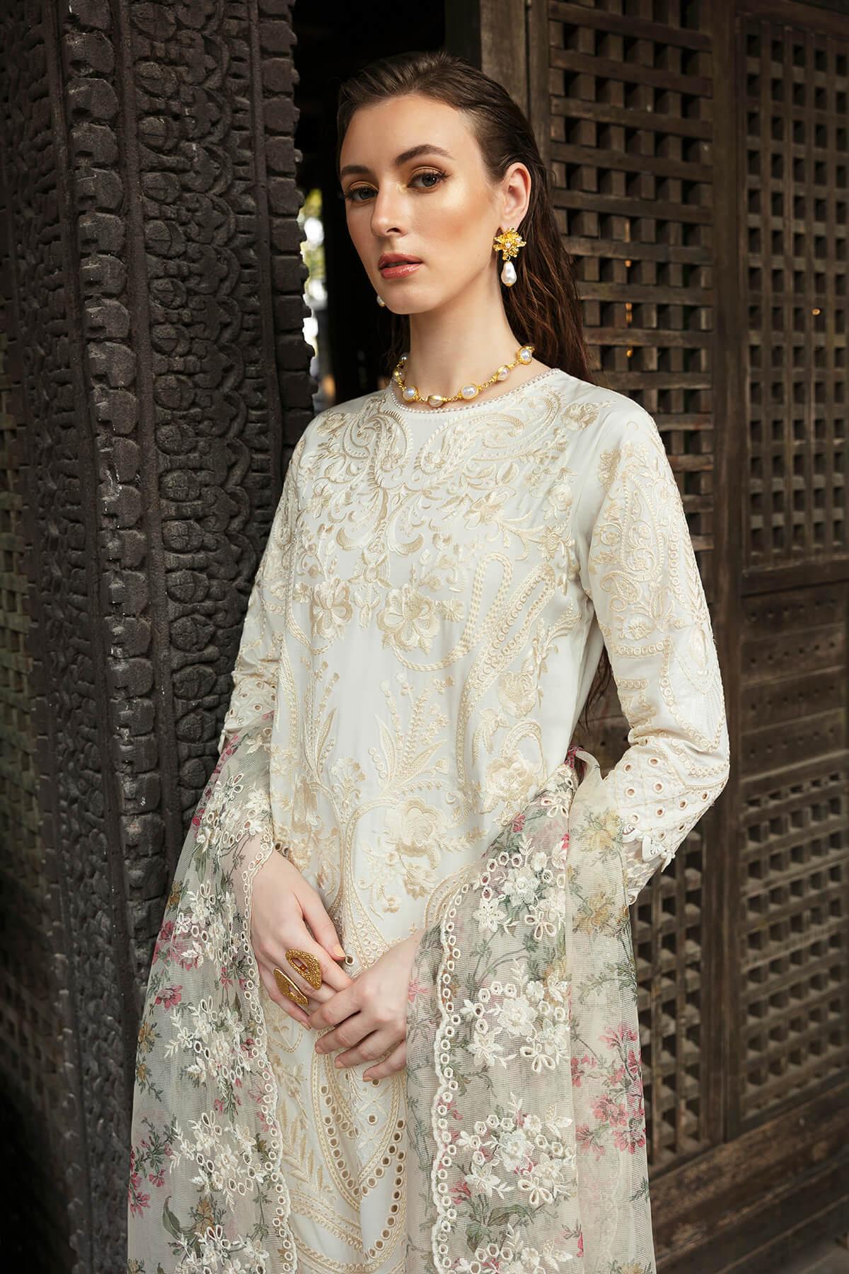 Imrozia Premium | Reve Luxury Lawn | S.L 60 Sephora - Aqsa Fabrics
