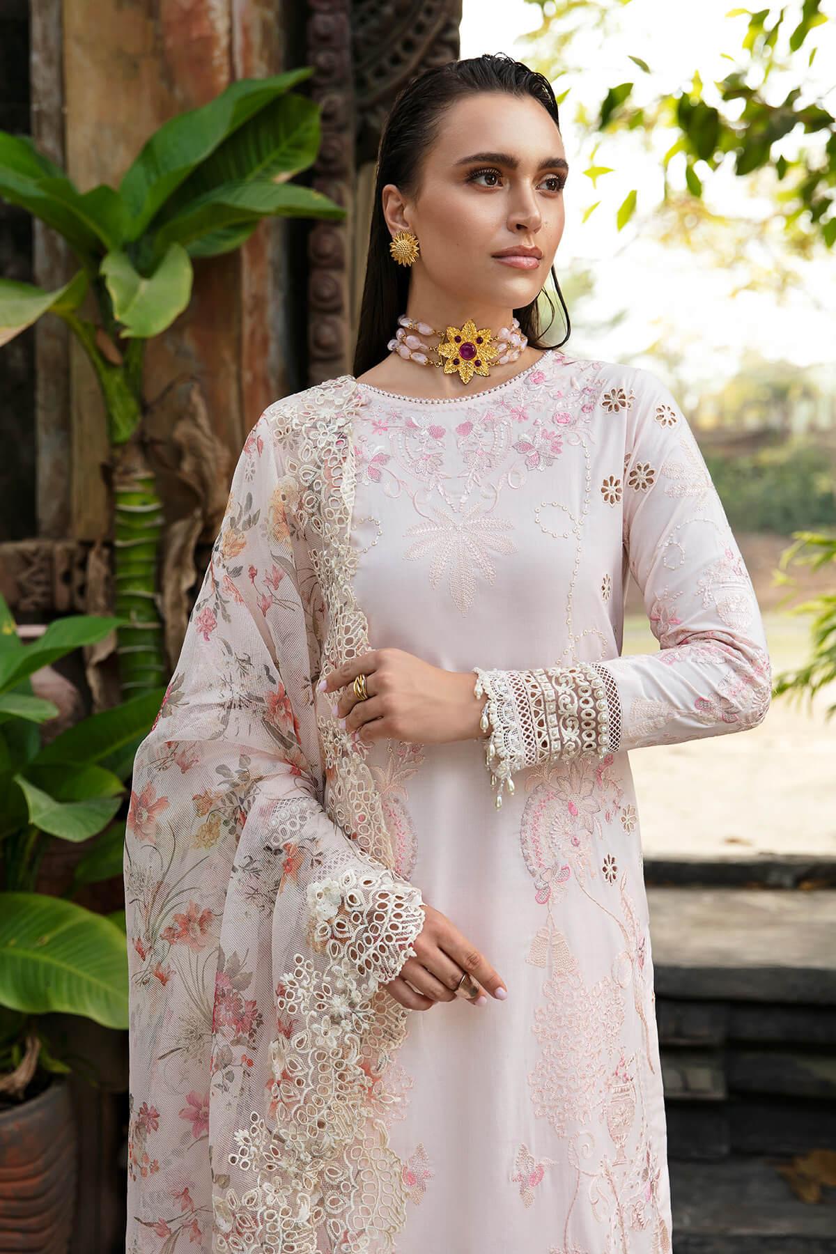 Imrozia Premium | Reve Luxury Lawn | S.L 62 Regine - Aqsa Fabrics