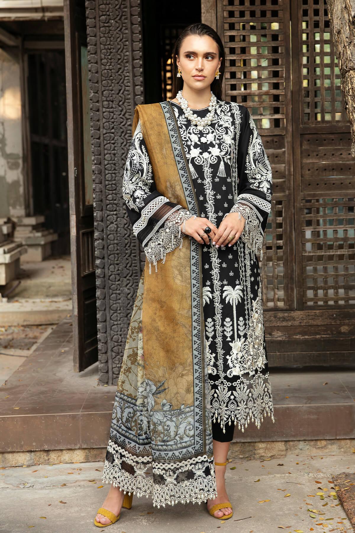 Imrozia Premium | Reve Luxury Lawn | S.L 63 Alma - Aqsa Fabrics