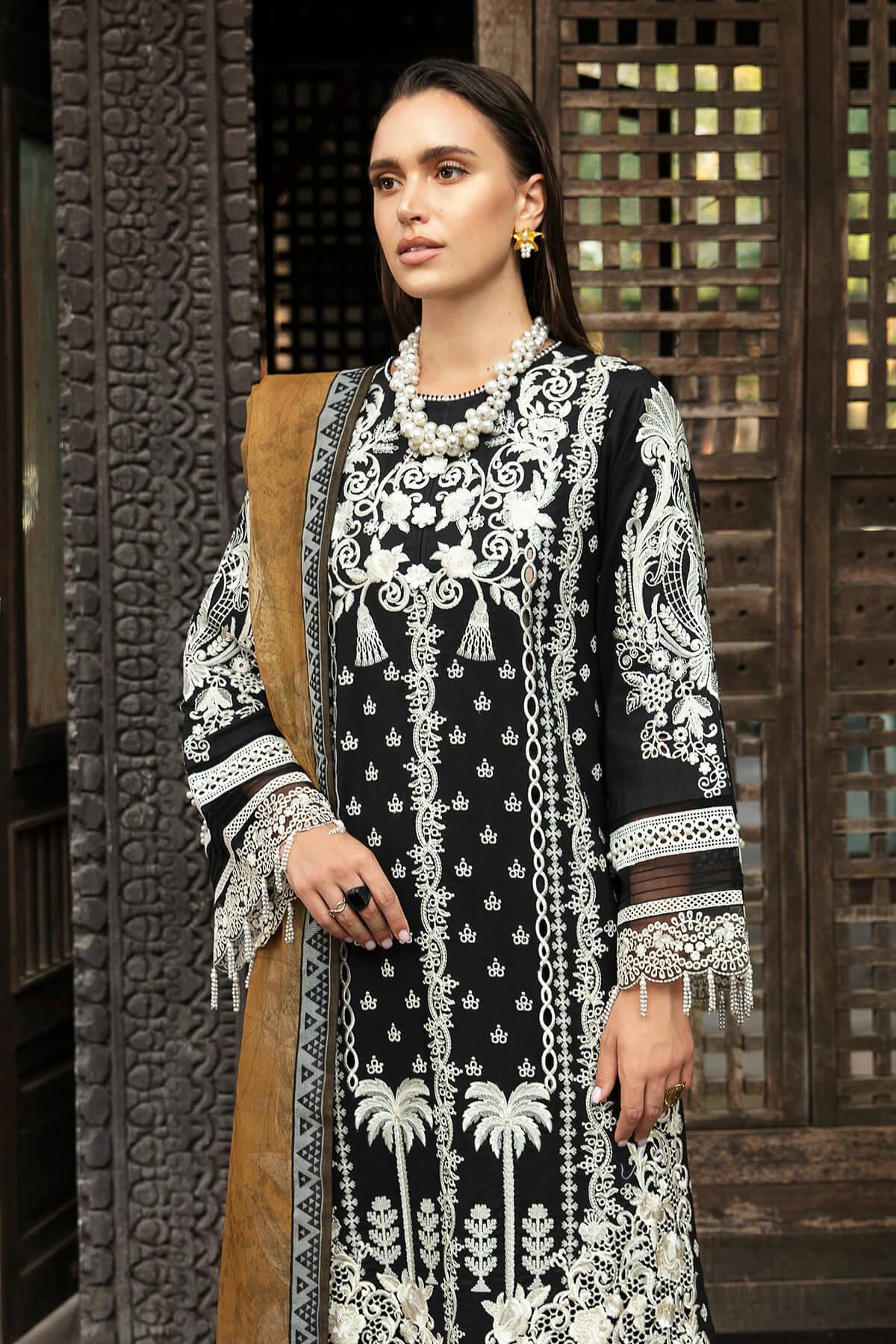 Imrozia Premium | Reve Luxury Lawn | S.L 63 Alma - Aqsa Fabrics