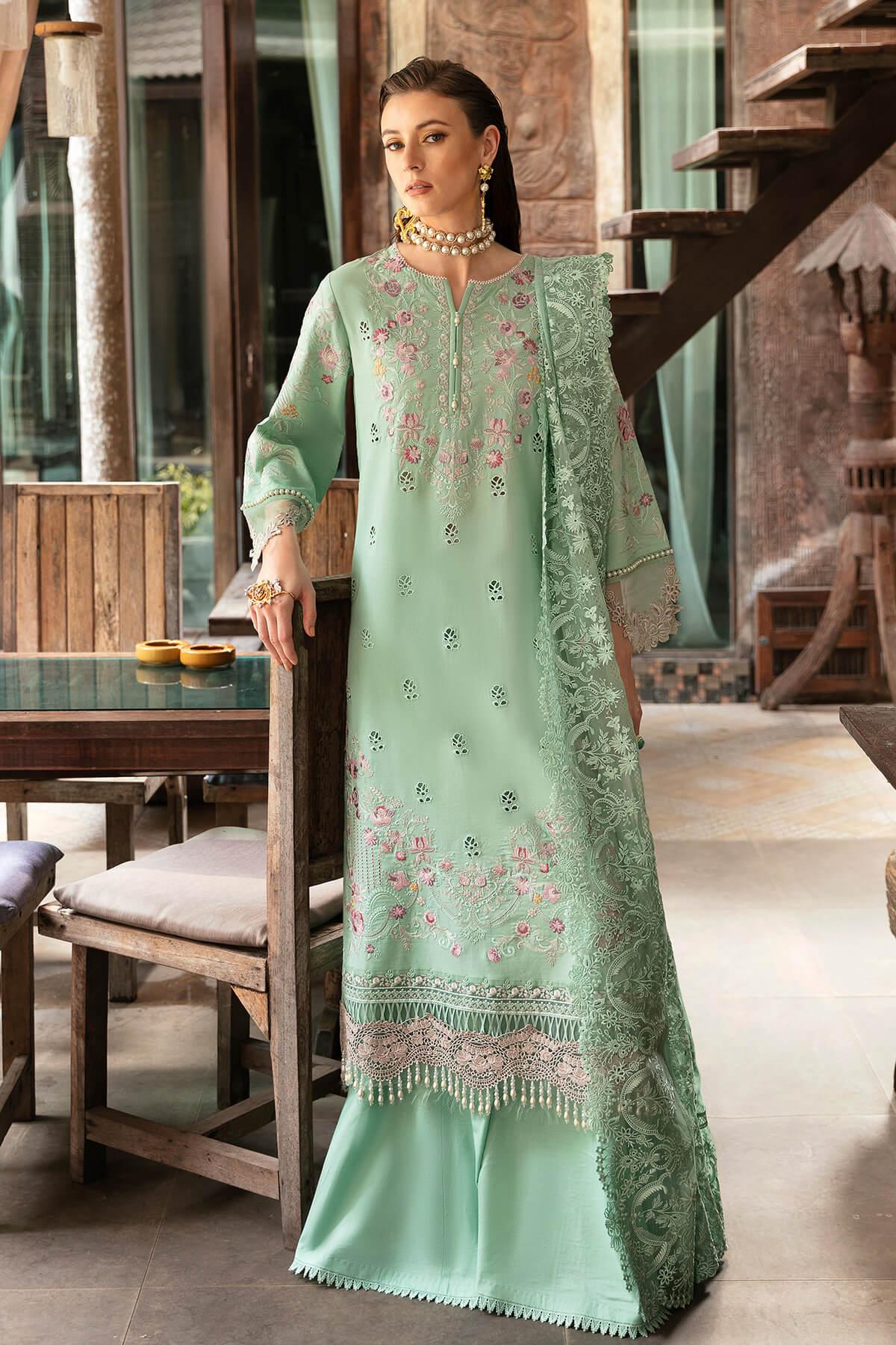 Imrozia Premium | Reve Luxury Lawn | S.L 64 Maya - Aqsa Fabrics