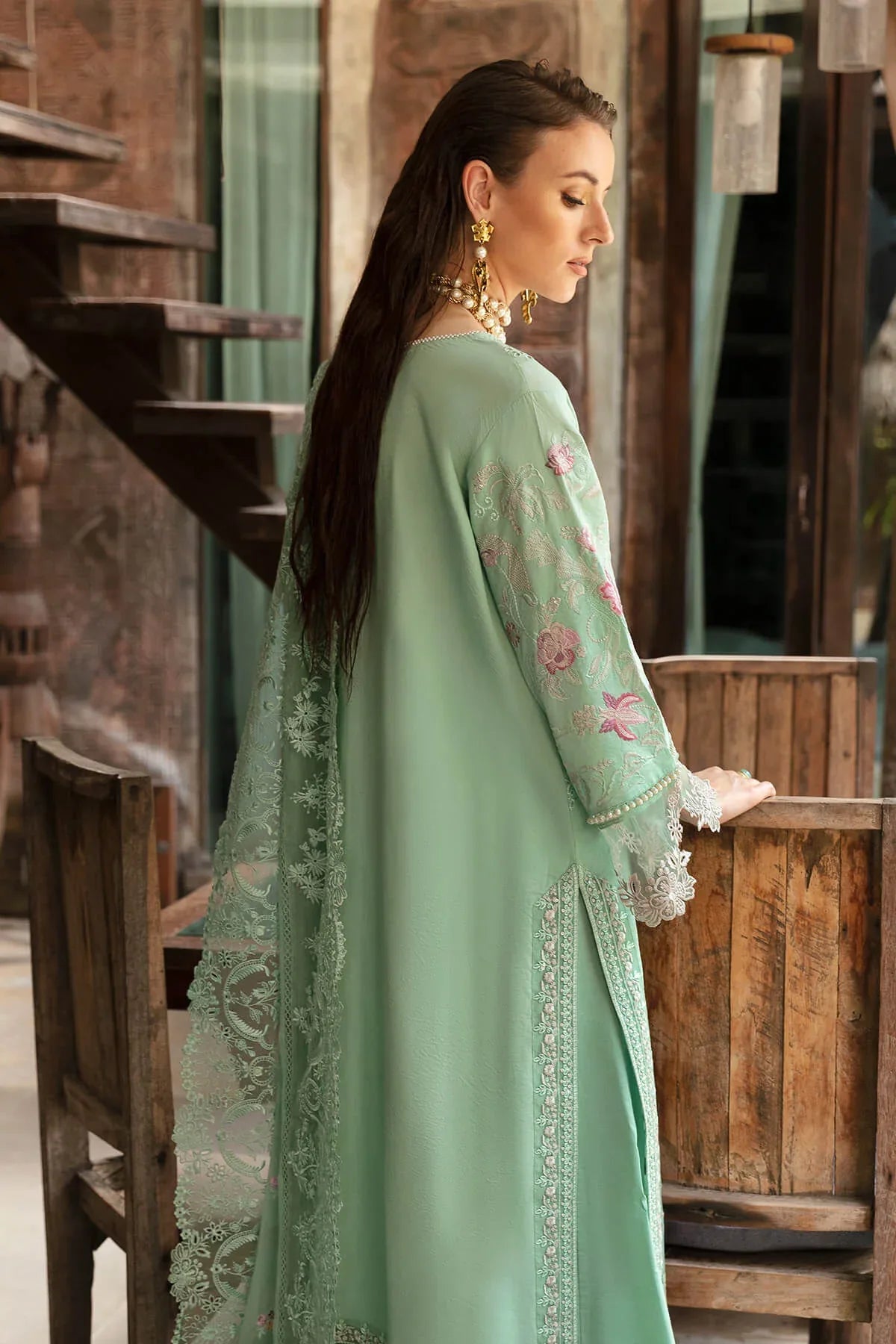 Imrozia Premium | Reve Luxury Lawn | S.L 64 Maya - Aqsa Fabrics