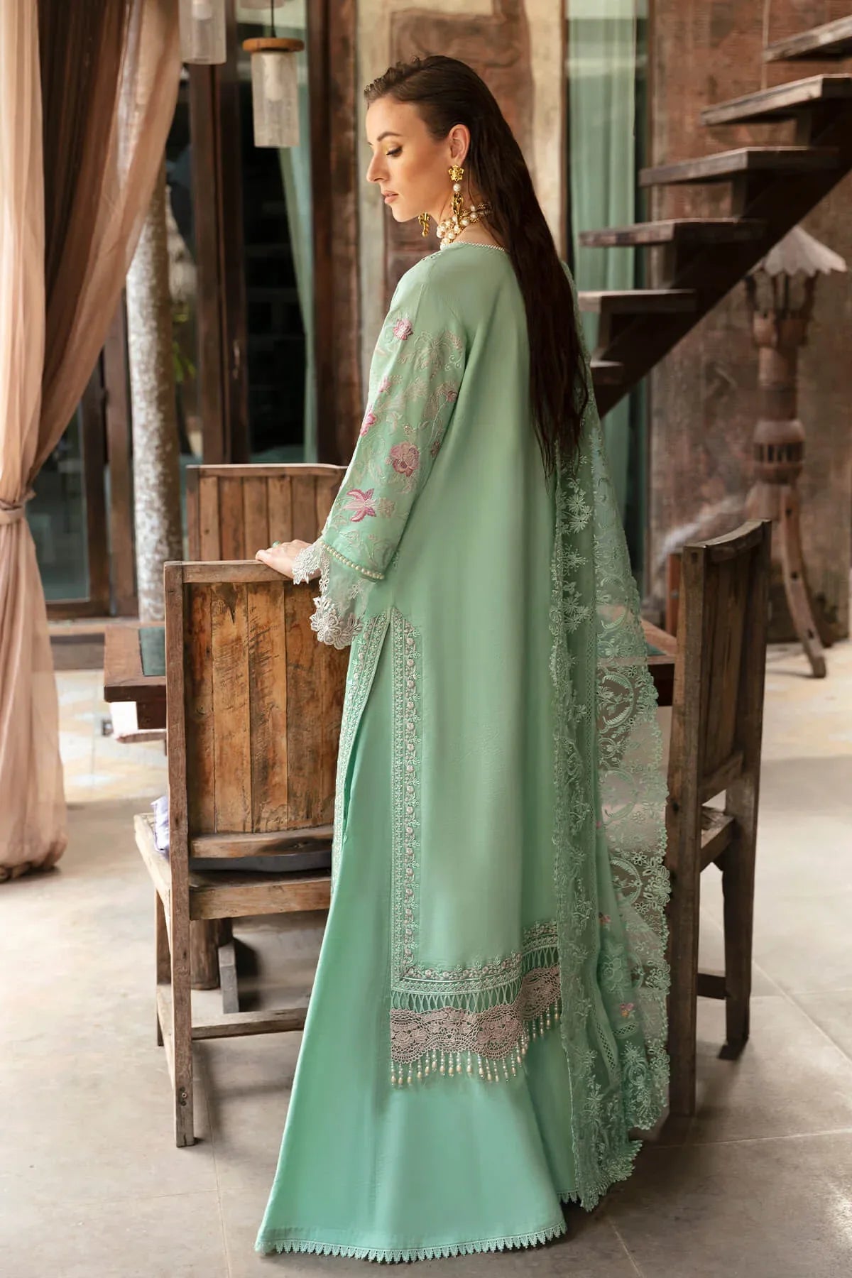 Imrozia Premium | Reve Luxury Lawn | S.L 64 Maya - Aqsa Fabrics