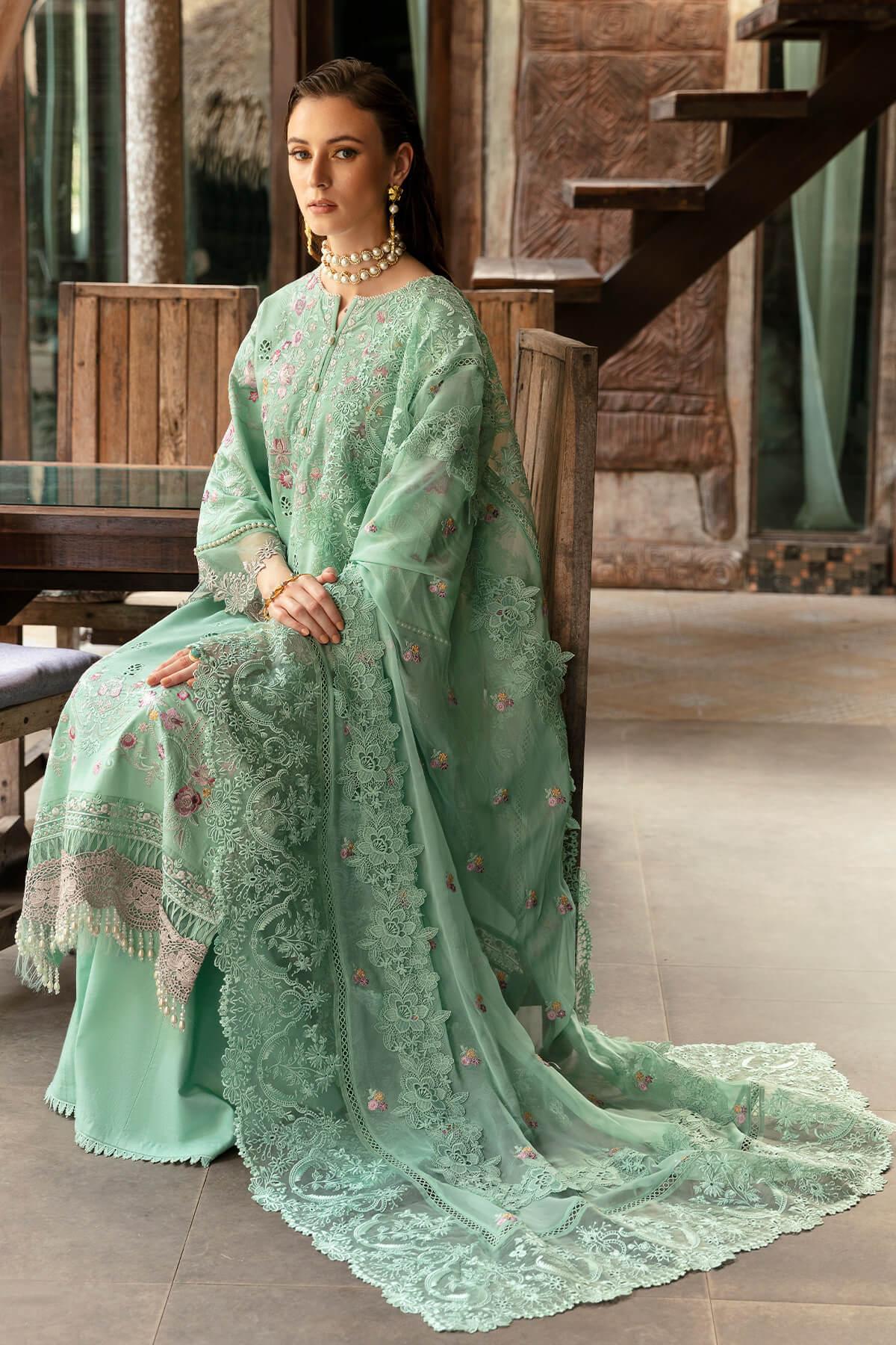 Imrozia Premium | Reve Luxury Lawn | S.L 64 Maya - Aqsa Fabrics
