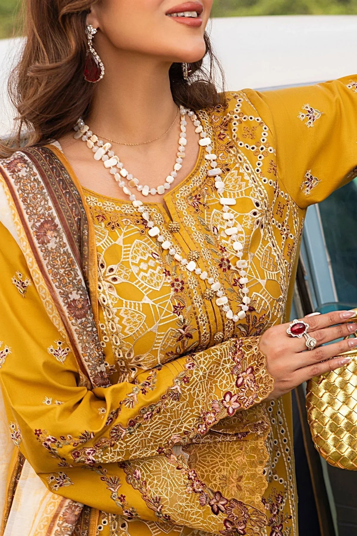 Imrozia Premium | Rang e Bahar | IP-125 HINA - Aqsa Fabrics
