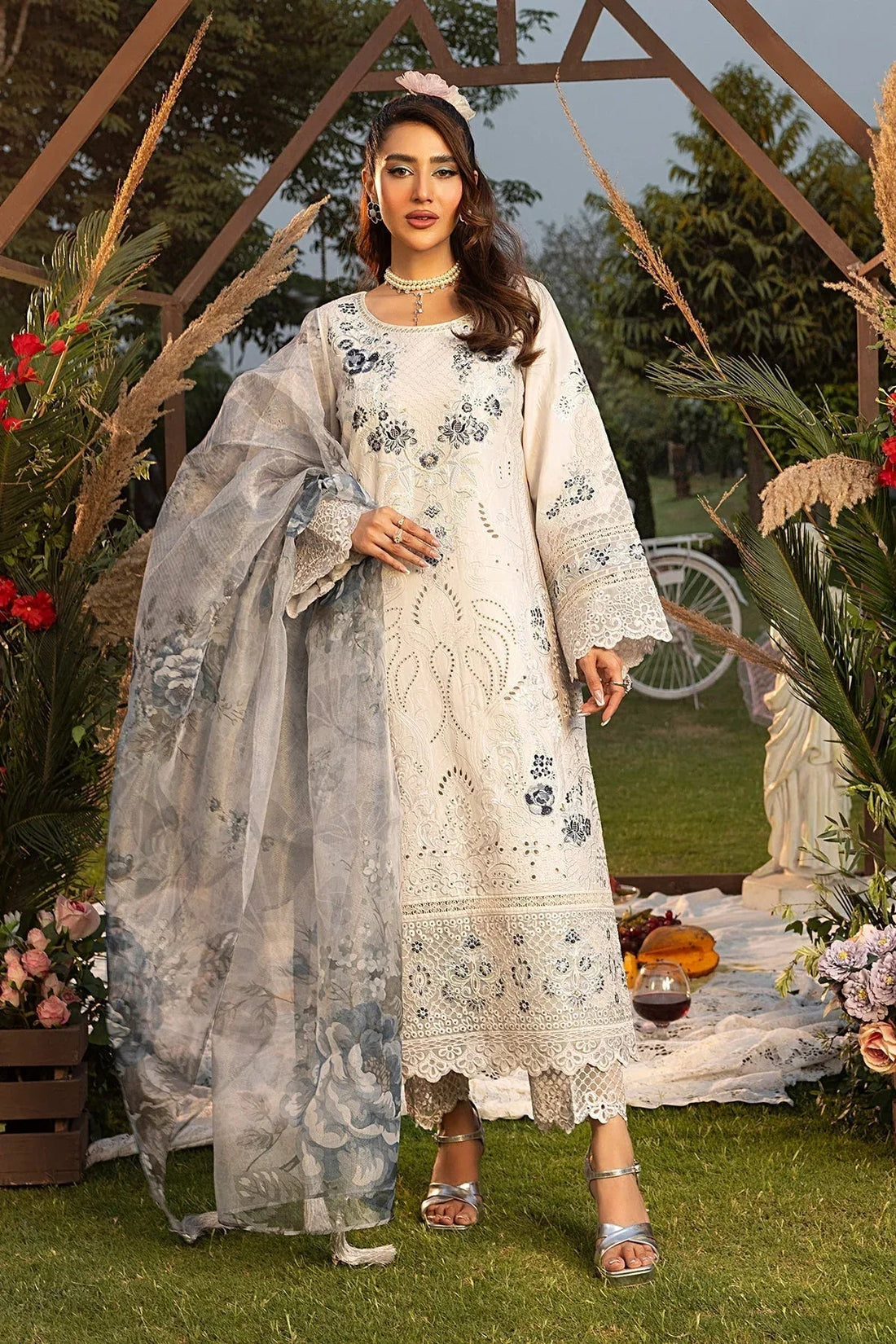 Imrozia Premium | Rang e Bahar | IP-128 ARHAB - Aqsa Fabrics