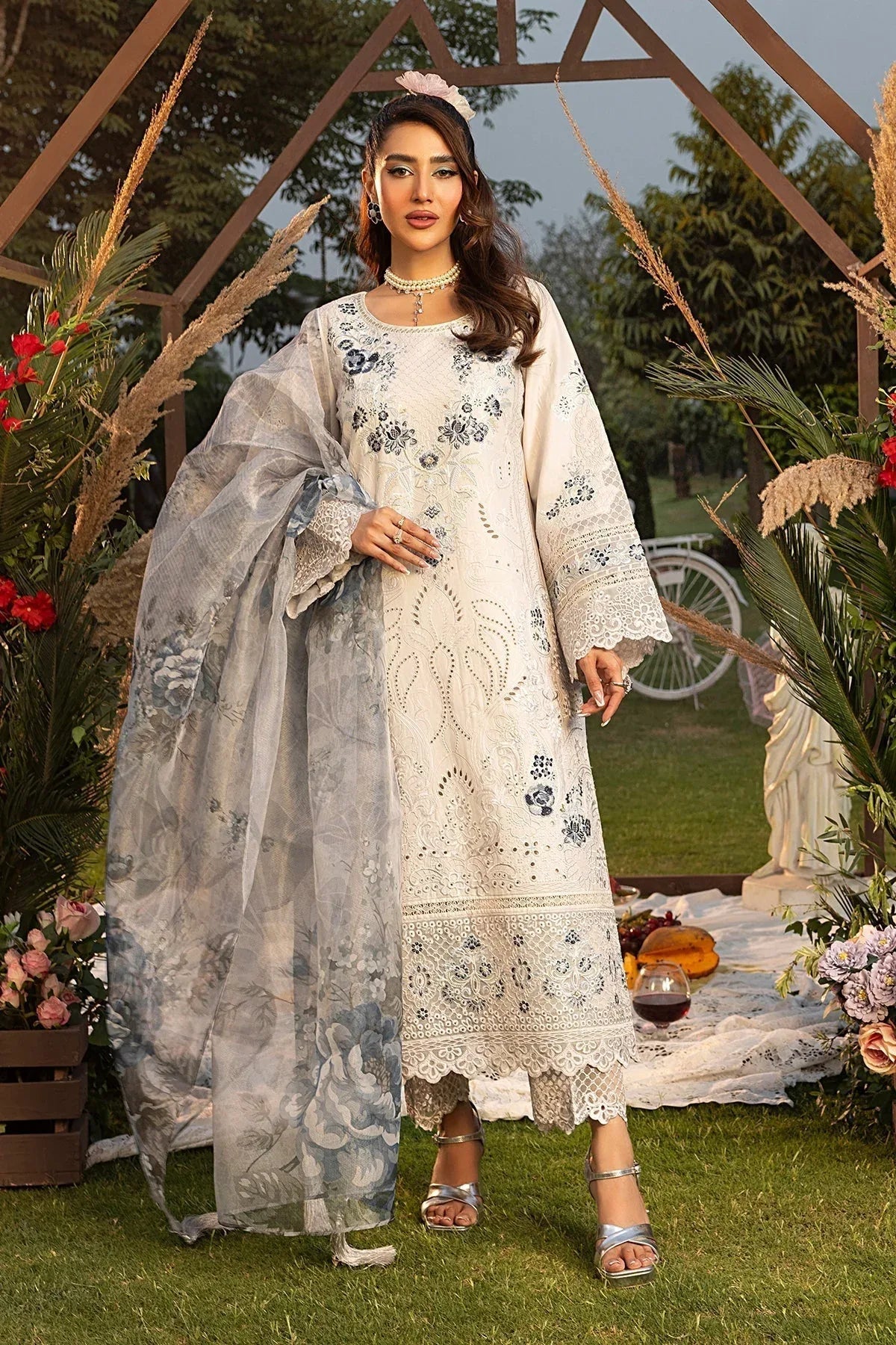 Imrozia Premium | Rang e Bahar | IP-128 ARHAB - Aqsa Fabrics