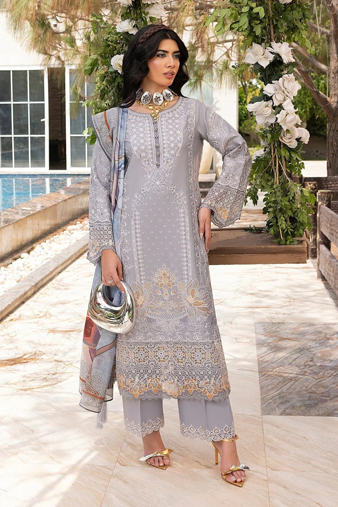 Imrozia Premium | Rang e Bahar | IP-130 NORA - Aqsa Fabrics