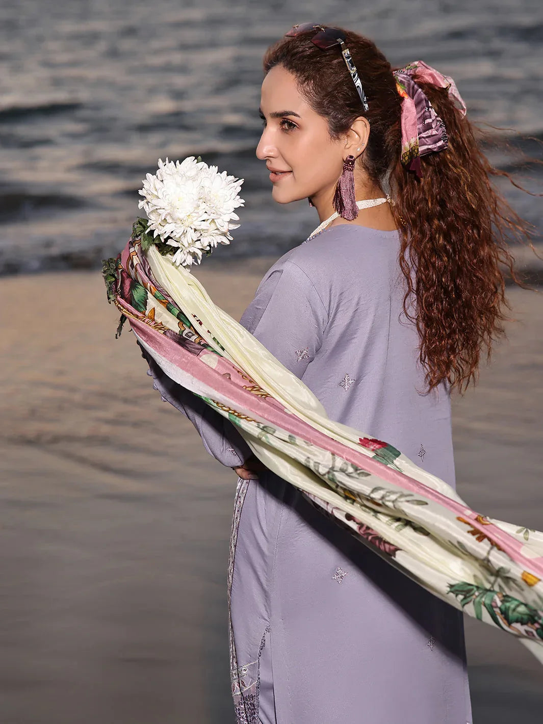 Izel | Saahil Signature Lawn 24 | VANYA - Aqsa Fabrics