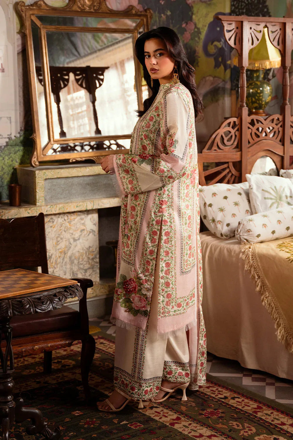 Saira Rizwan | Dahini Silk Pret | ADELIA -SRLP07-25 - Aqsa Fabrics