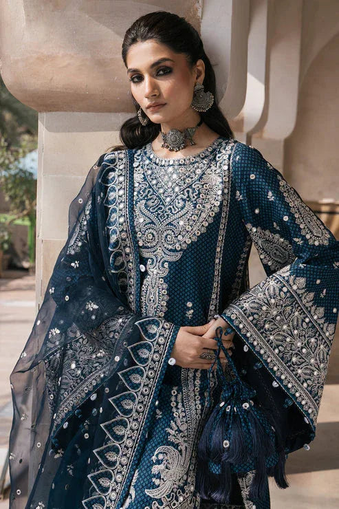 Jazmin | Shahkaar Luxury Lawn 24 | SL24-D5 - Aqsa Fabrics