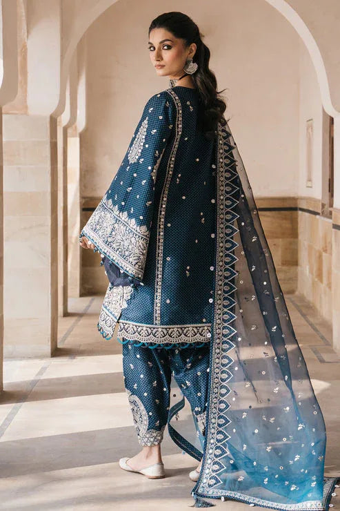 Jazmin | Shahkaar Luxury Lawn 24 | SL24-D5 - Aqsa Fabrics