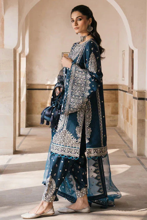 Jazmin | Shahkaar Luxury Lawn 24 | SL24-D5 - Aqsa Fabrics