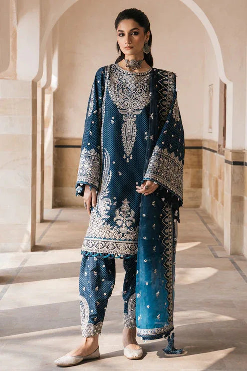 Jazmin | Shahkaar Luxury Lawn 24 | SL24-D5 - Aqsa Fabrics