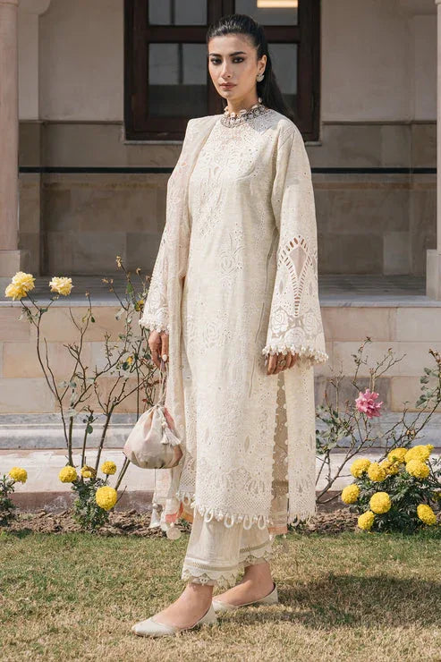 Jazmin | Shahkaar Luxury Lawn 24 | SL24-D7 - Aqsa Fabrics