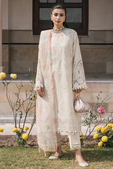 Jazmin | Shahkaar Luxury Lawn 24 | SL24-D7 - Aqsa Fabrics