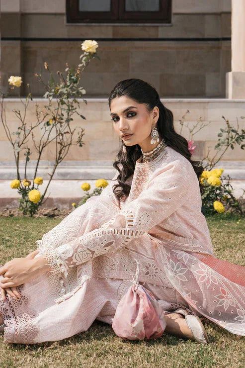 Jazmin | Shahkaar Luxury Lawn 24 | SL24-D8 - Aqsa Fabrics